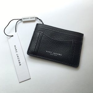 BRAND NEW MARC JACOBS LEATHER CARD CASE